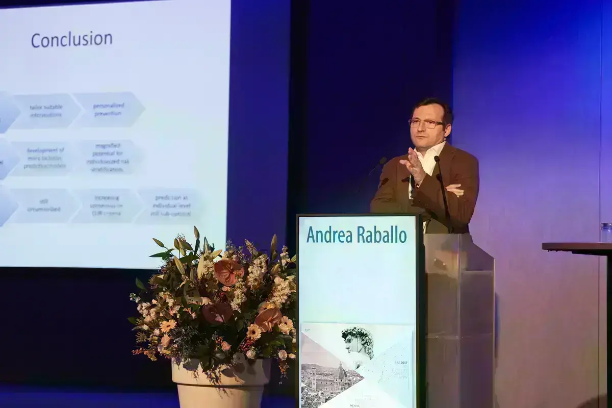 Anrea Raballo speaking